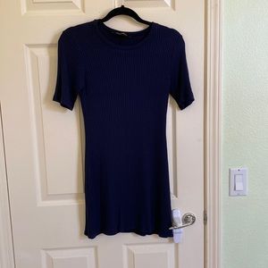 Reformation Navy Mini Dress